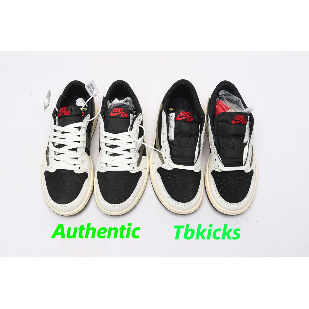 TBkicks Travis Scott Air Jordan 1 Low OG SP Olive  (Women's)