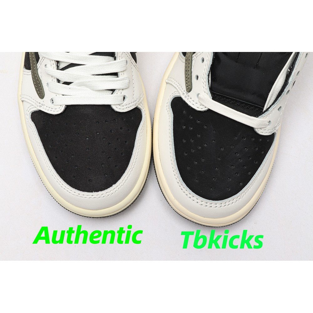 TBkicks Travis Scott Air Jordan 1 Low OG SP Olive  (Women's)