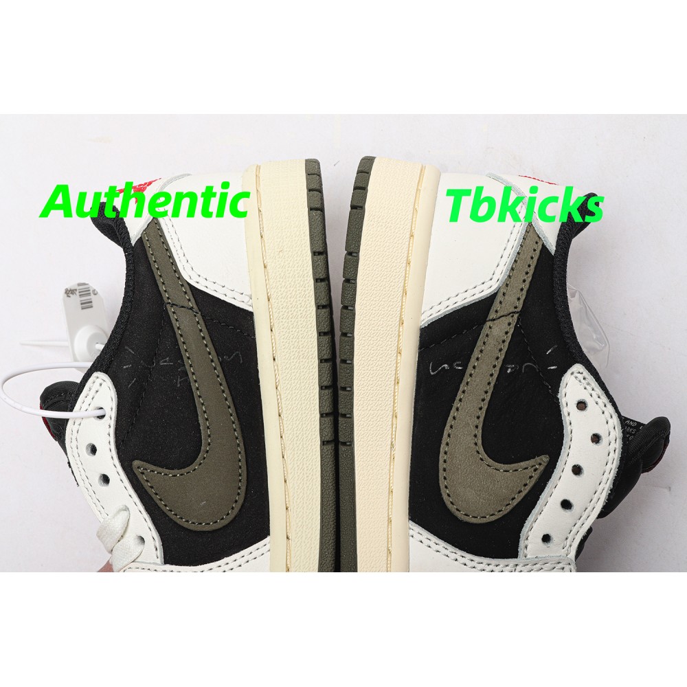 TBkicks Travis Scott Air Jordan 1 Low OG SP Olive  (Women's)