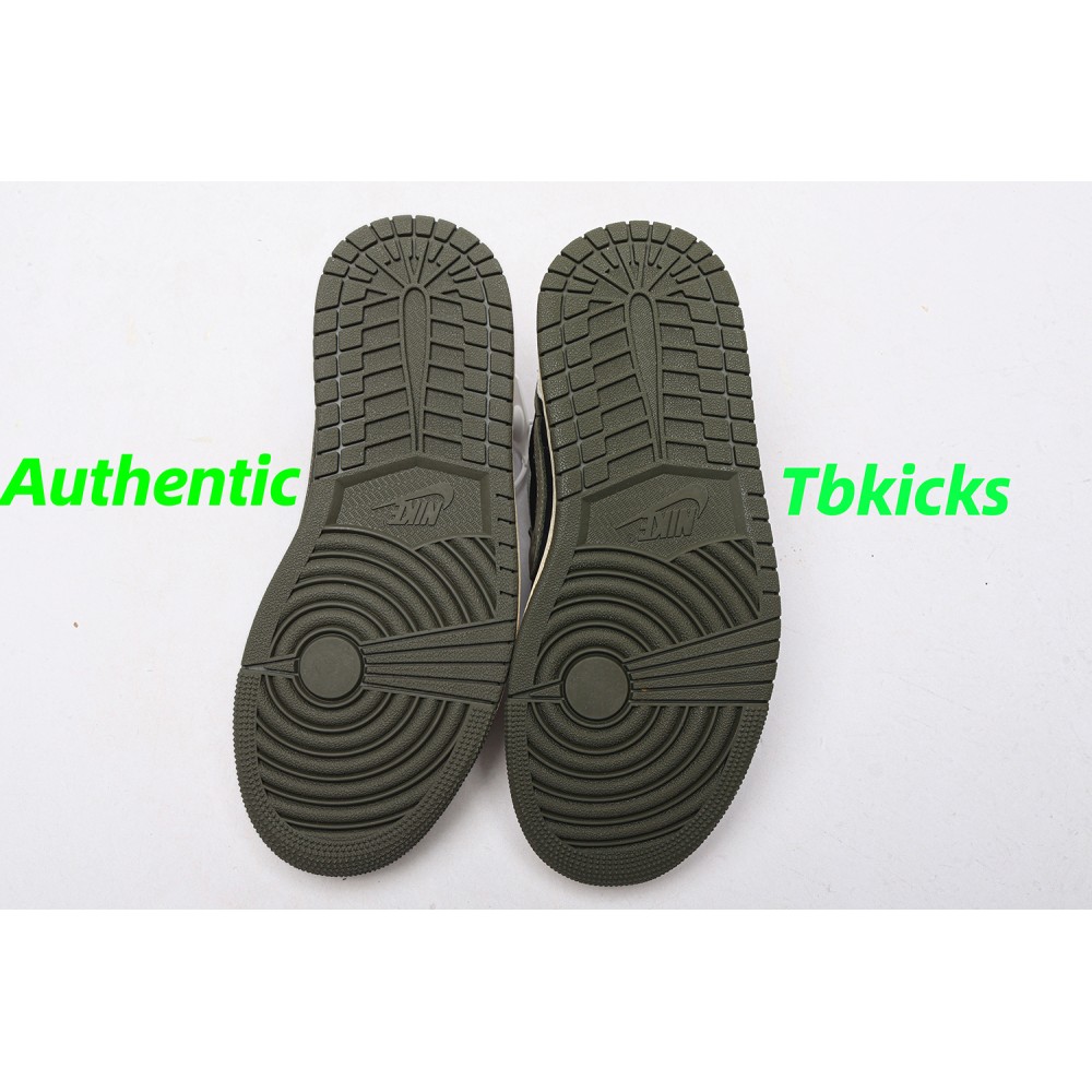 TBkicks Travis Scott Air Jordan 1 Low OG SP Olive  (Women's)