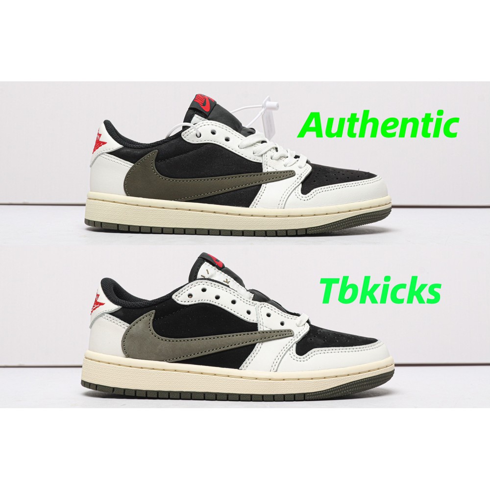 TBkicks Travis Scott Air Jordan 1 Low OG SP Olive  (Women's)