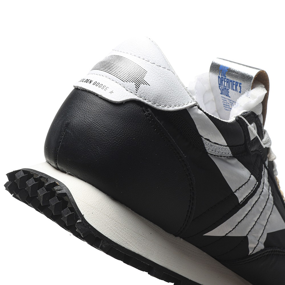 TBkicks Golden G00se Marathon With Black Nylon Upper And White Star