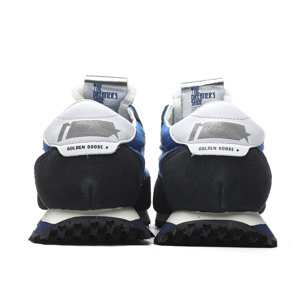 TBkicks Golden G00se Marathon With Blue Nylon Upper And White Star