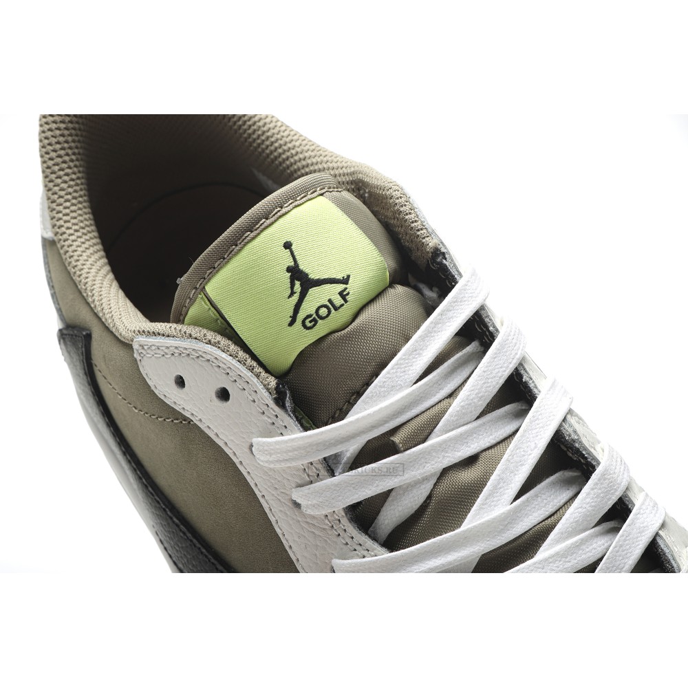TBkicks Travis Scott Air Jordan 1 Retro Low Golf Travis Scott Neutral Olive