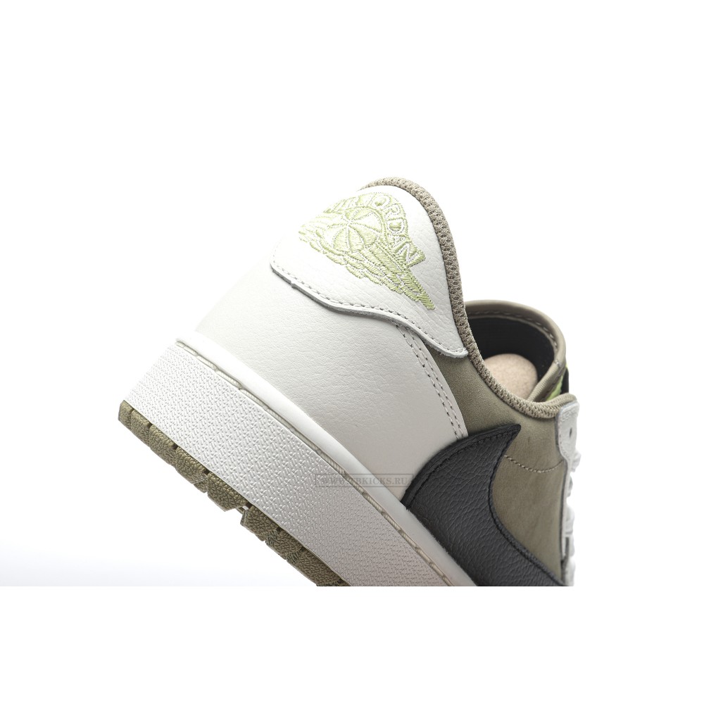 TBkicks Travis Scott Air Jordan 1 Retro Low Golf Travis Scott Neutral Olive