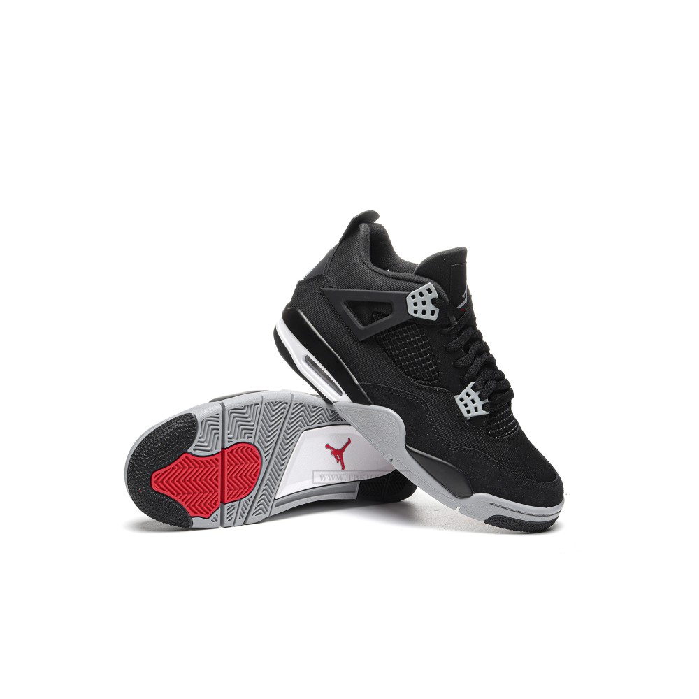 Size 14 Air Jordan 4 Retro SE Black Canvas