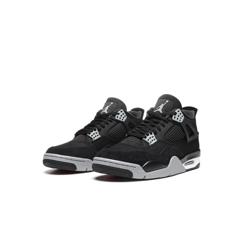 Size 14 Air Jordan 4 Retro SE Black Canvas