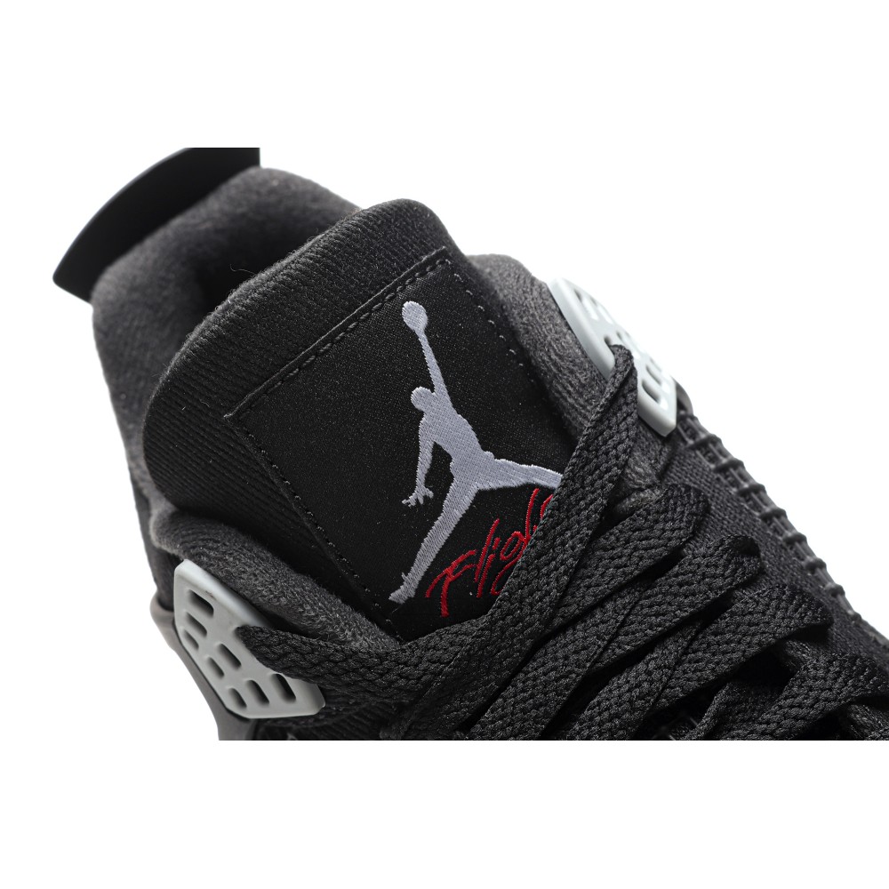 Size 14 Air Jordan 4 Retro SE Black Canvas