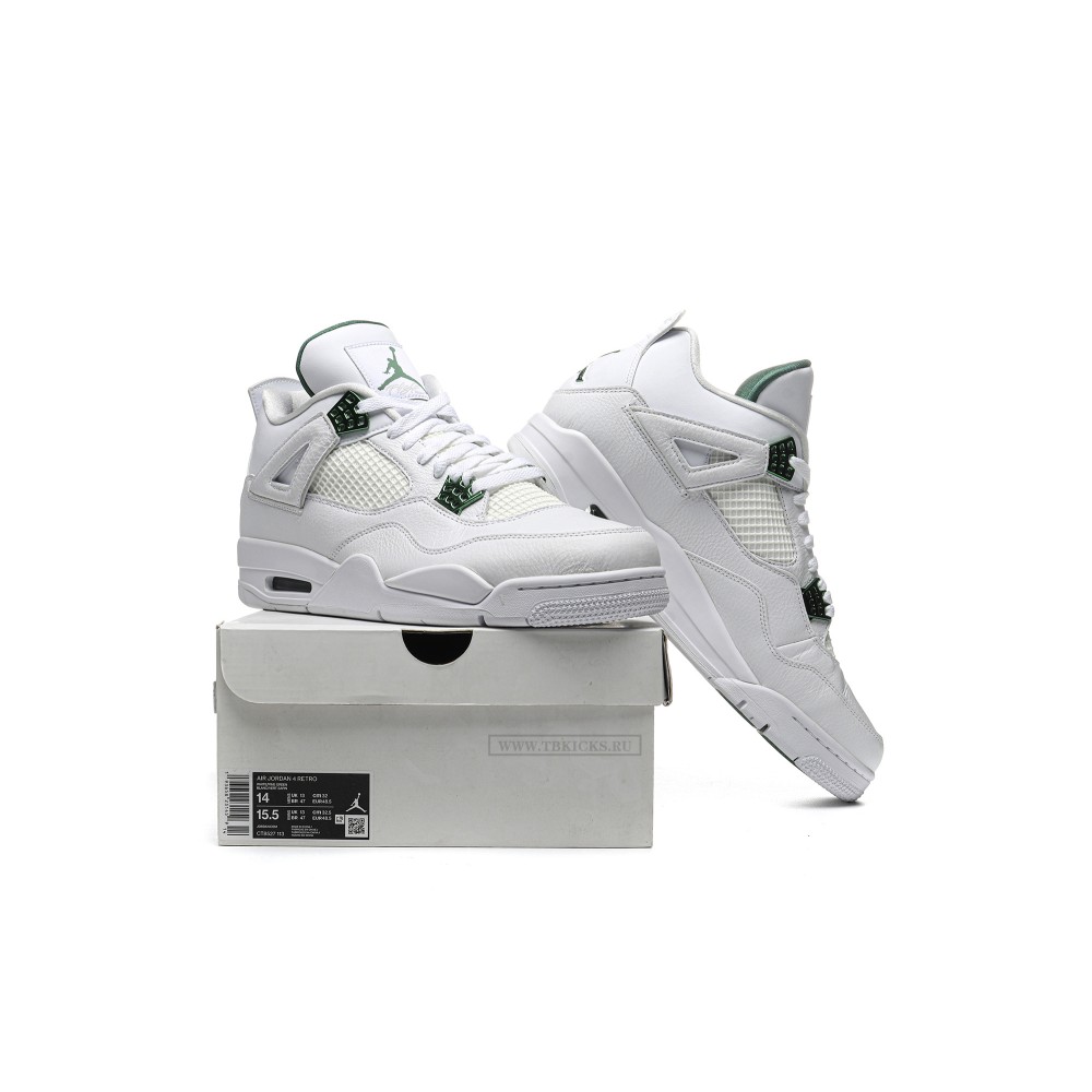 Size 14 Air Jordan 4 Metallic Green