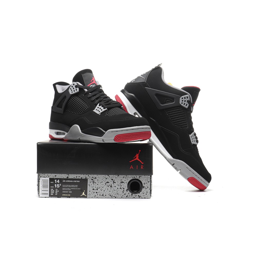 Size 14 Air Jordan 4 Bred