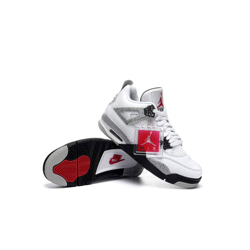 Size 14 Air Jordan 4 White Cement